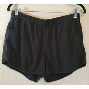 Madewell Shorts Womens Size Medium Pull On Black Pockets Casual Cotton